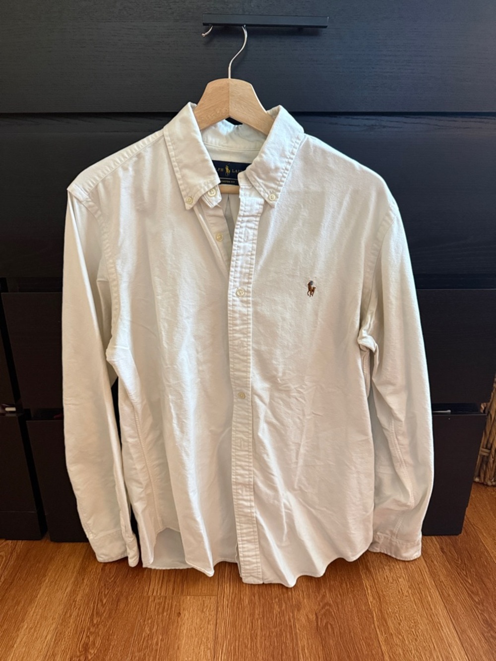 Ralph Lauren White Button-Down Oxford Shirt